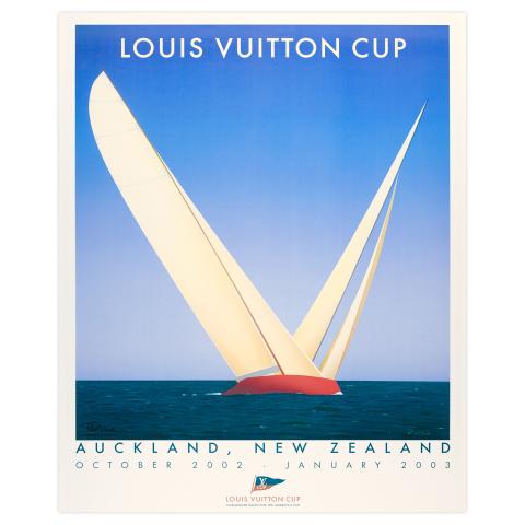 LOUIS VUITTON CUP 2002 2003 パンフレット Poster by Razzia for the Louis Vuitton cup, New Zealand